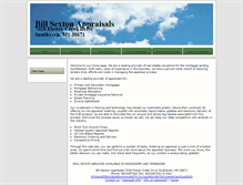 Tablet Screenshot of billsextonappraisals.com